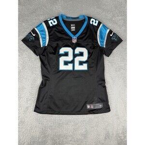 Nike Carolina Panthers McCaffrey #22 Jersey Women M Black NFL On Field Stitched